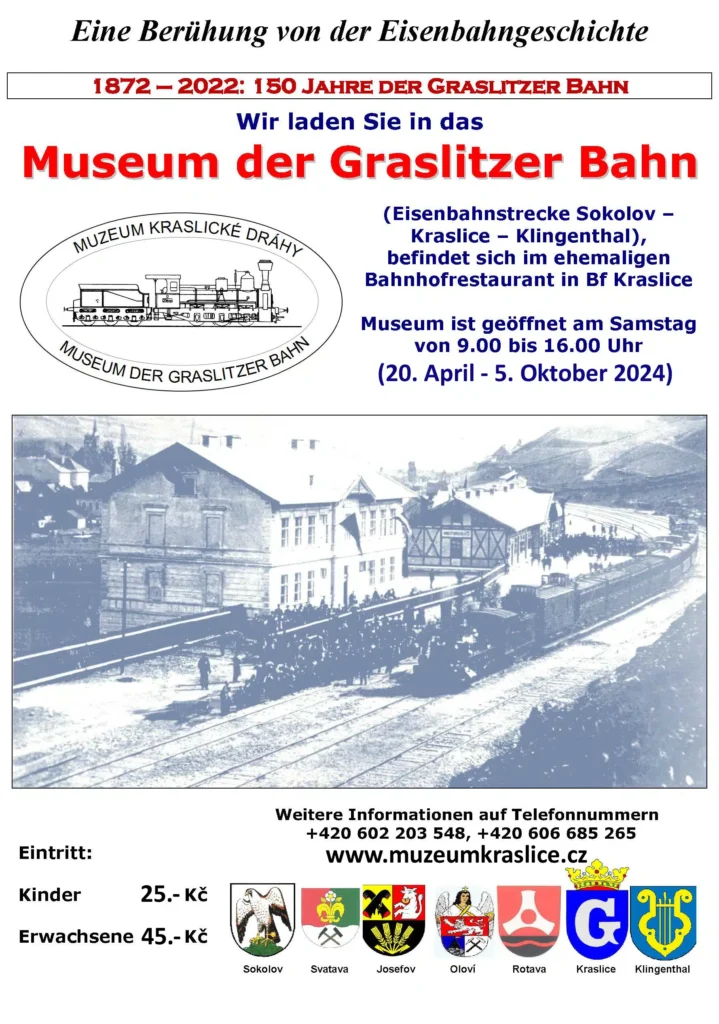 Veranstaltungen im Eisenbahnmuseum Graslitz